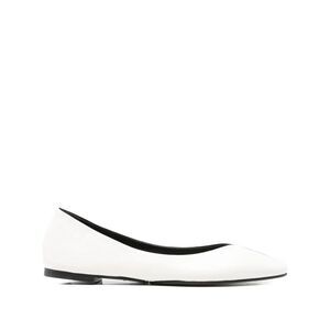 Jacquemus Women Les Ballerines Ovalo In Two-Toned Leather